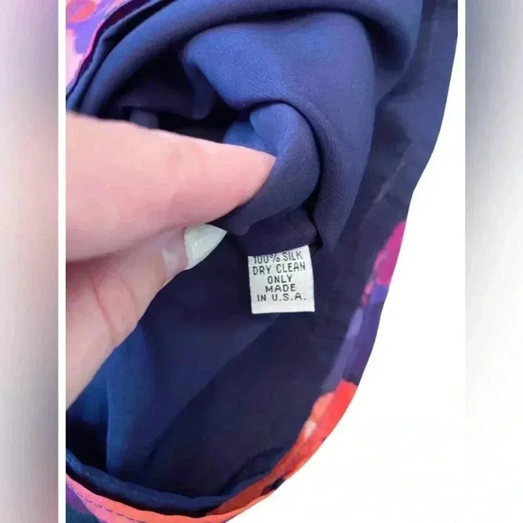 Hutch Floral Silk Scoop Back Sleeveless Dress Size 6 - Picture 5 of 10